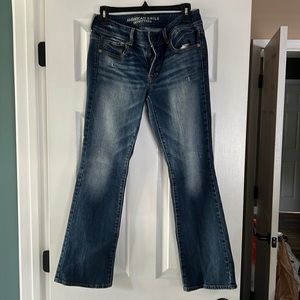 Jeans size 8 kick boot